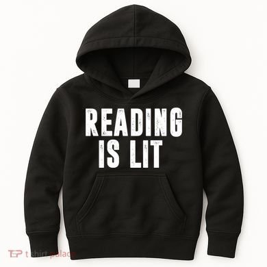 Reading Is Lit Kids Hoodie