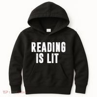 Reading Is Lit Kids Hoodie thumb 0