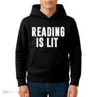 Reading Is Lit Kids Hoodie thumb 4