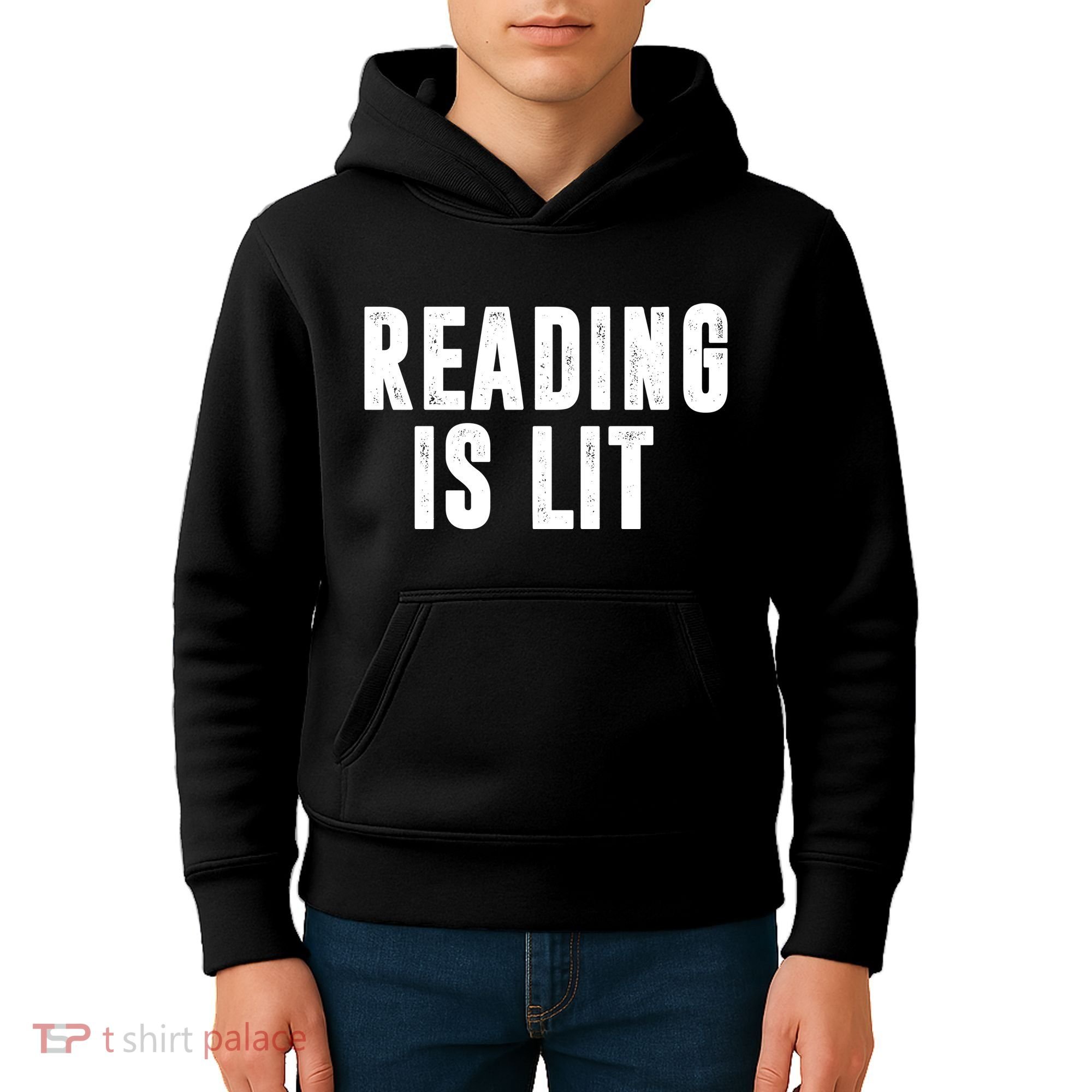 Reading Is Lit Kids Hoodie