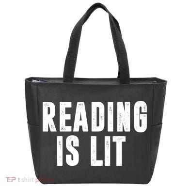 Reading Is Lit Tote Bag