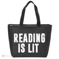 Reading Is Lit Tote Bag thumb 0