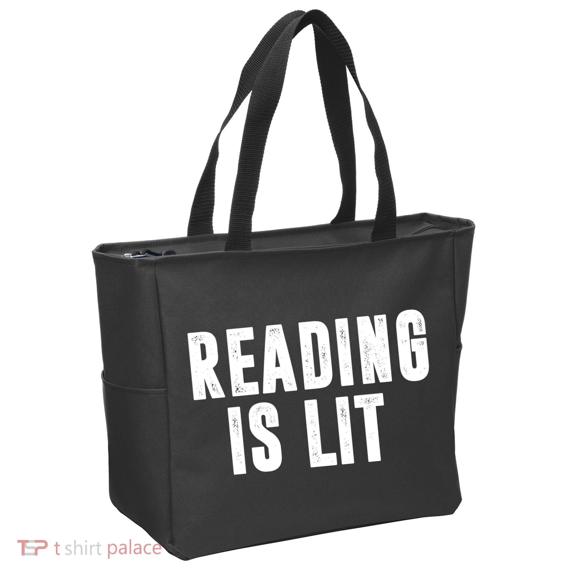 Reading Is Lit Tote Bag