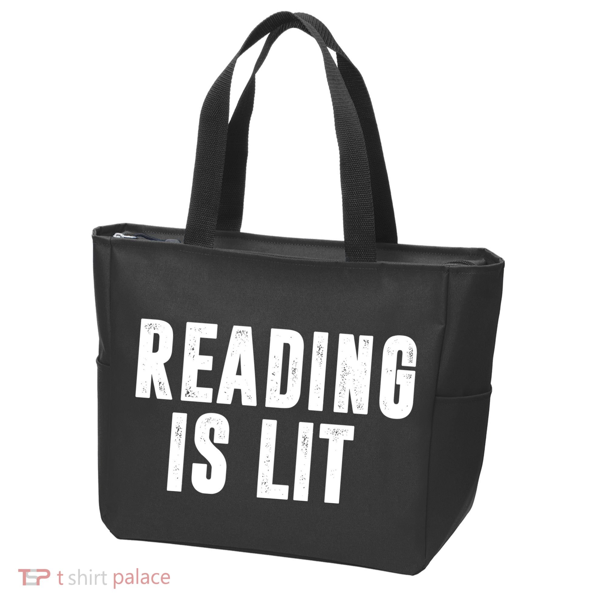 Reading Is Lit Tote Bag