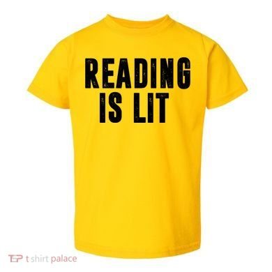 Reading Is Lit Toddler T-Shirt