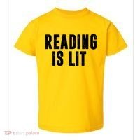 Reading Is Lit Toddler T-Shirt thumb 0
