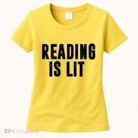 Reading Is Lit Women's T-Shirt thumb 0