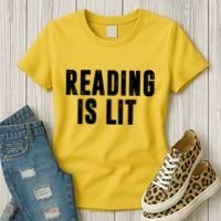 Reading Is Lit Women's T-Shirt thumb 3