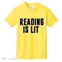Reading Is Lit Kids T-Shirt thumb 0