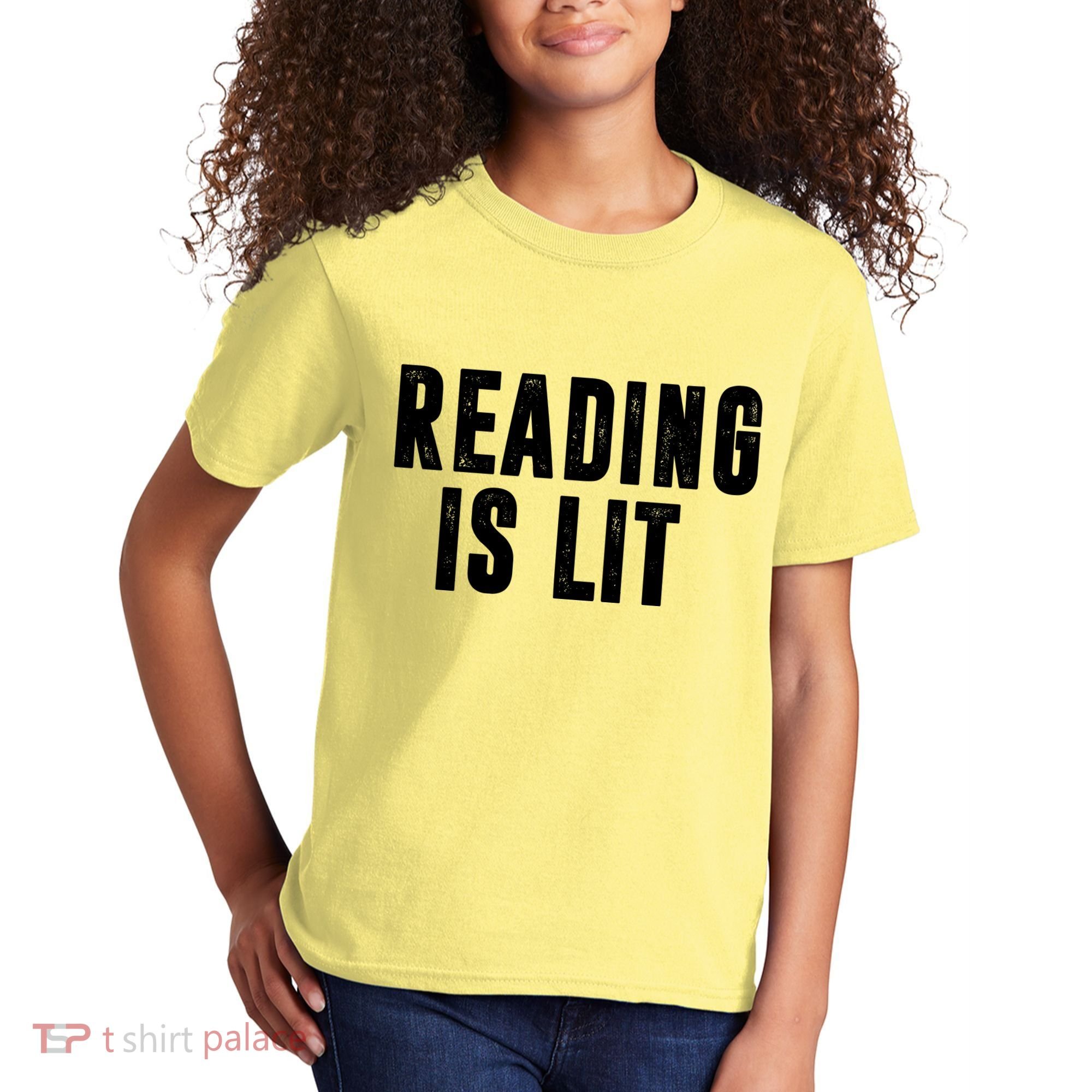 Reading Is Lit Kids T-Shirt