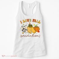 Retro I Love Fall Prevention Fall Physical Therapy Groovy Women's Tank Top thumb 0
