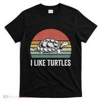 Retro I Like Turtles Turtle Turtle Lover Gifts Vintage T-Shirt thumb 0