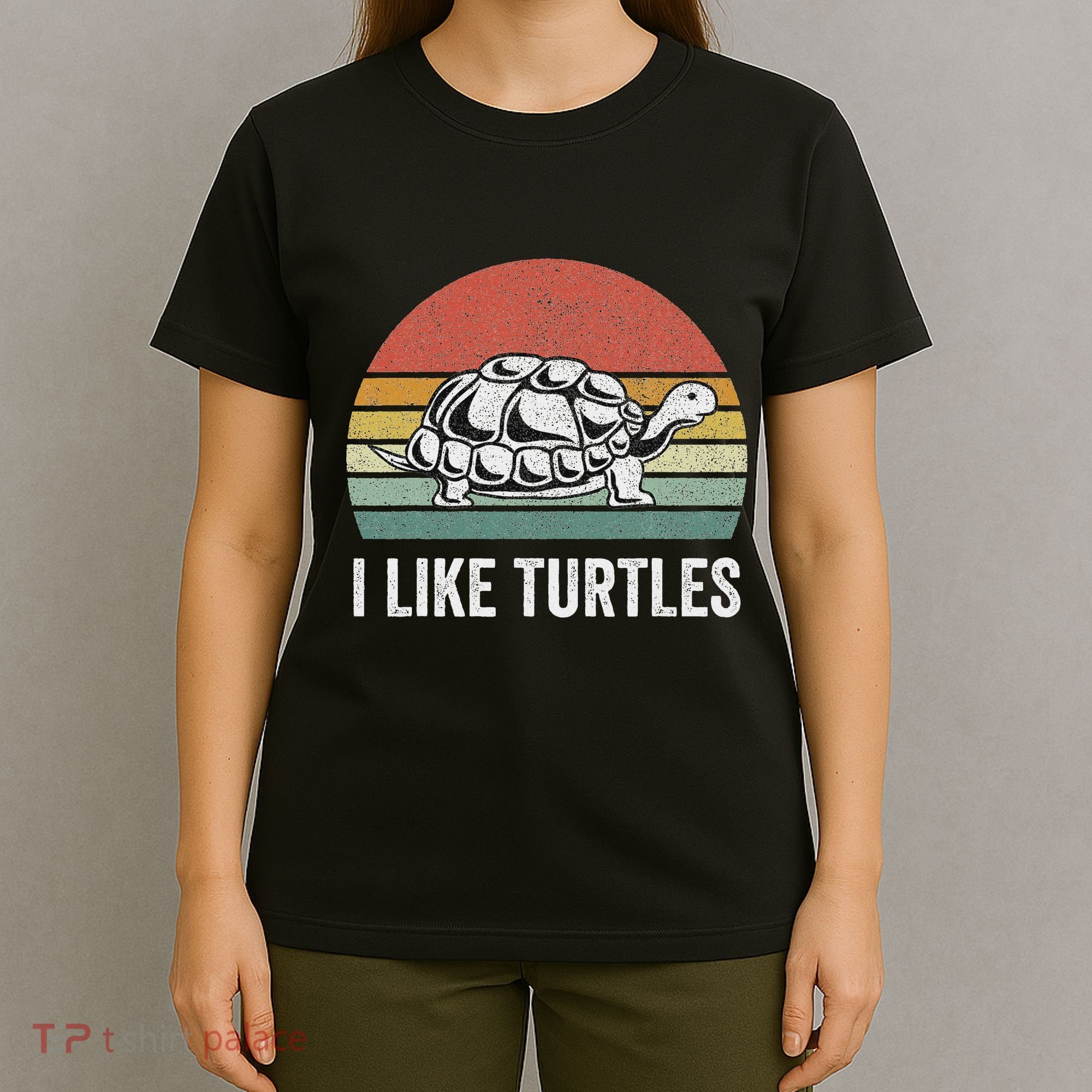 Retro I Like Turtles Turtle Turtle Lover Gifts Vintage T-Shirt