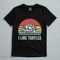 Retro I Like Turtles Turtle Turtle Lover Gifts Vintage T-Shirt thumb 5