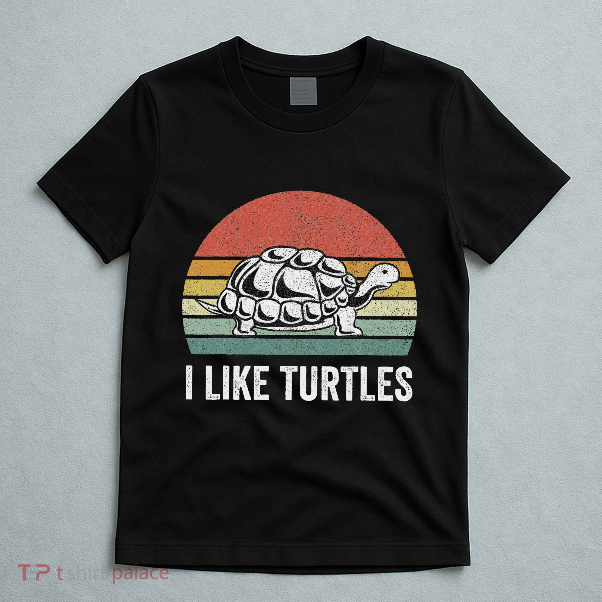 Retro I Like Turtles Turtle Turtle Lover Gifts Vintage T-Shirt