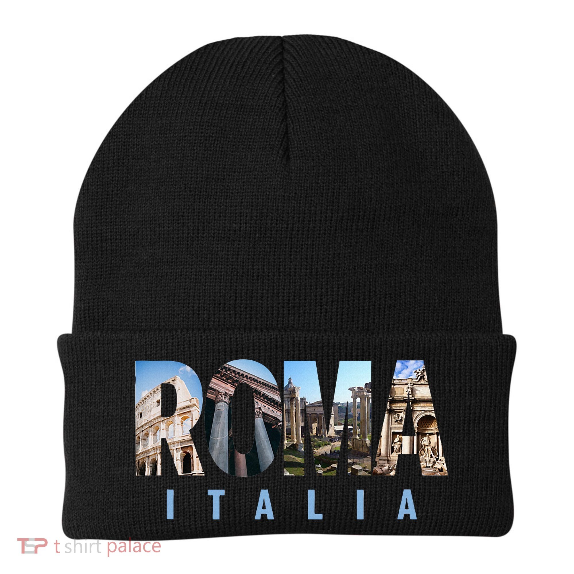 Rome Italy Landmarks Beanie