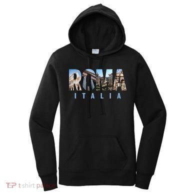 Rome Italy Landmarks Women's Hoodie