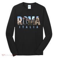 Rome Italy Landmarks Tall Long Sleeve Shirt thumb 0
