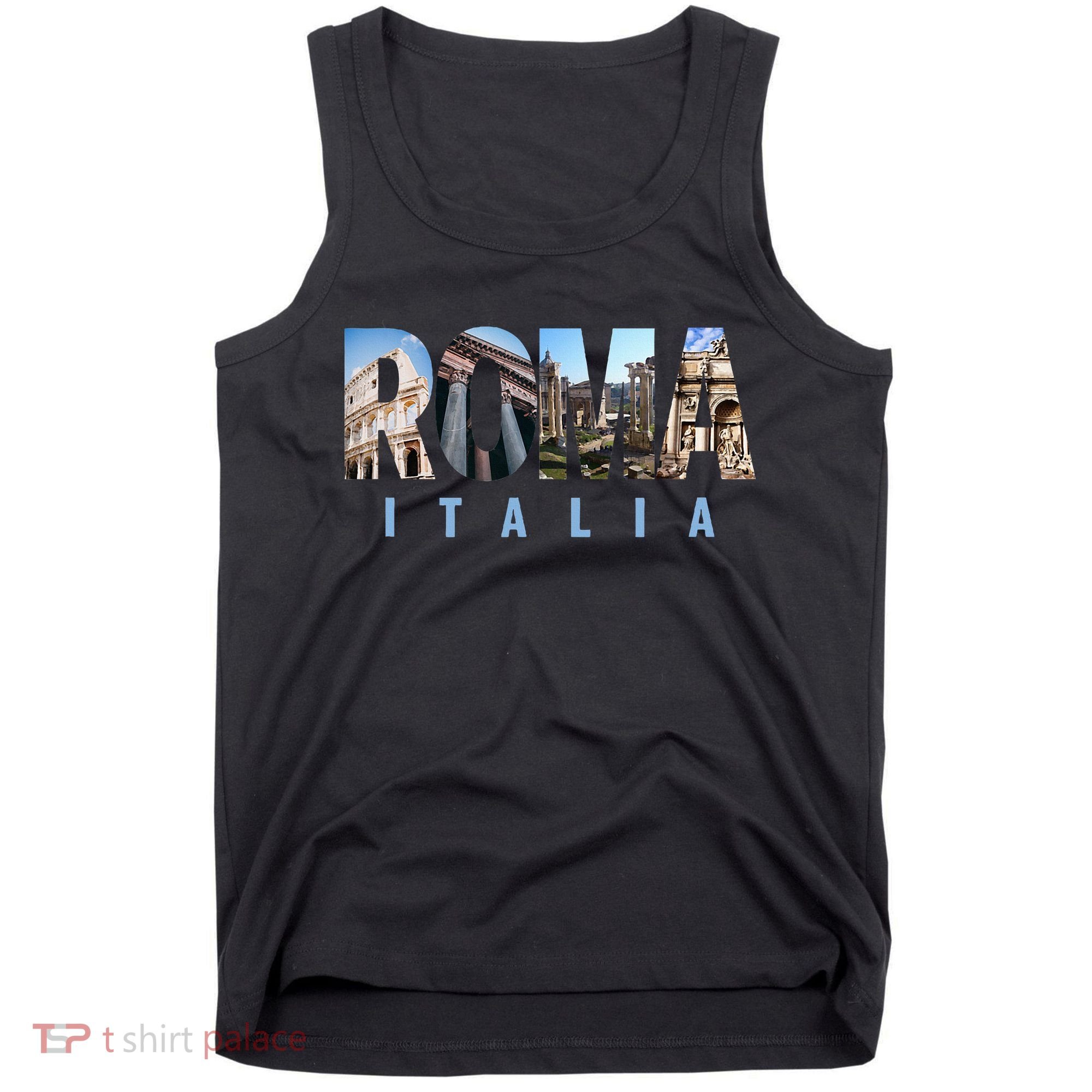 Rome Italy Landmarks Tank Top