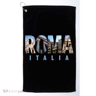 Rome Italy Landmarks Golf Towel