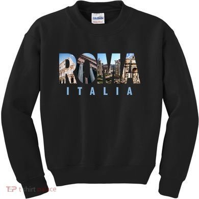 Rome Italy Landmarks Kids Sweatshirt