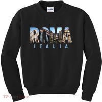 Rome Italy Landmarks Kids Sweatshirt thumb 0