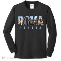 Rome Italy Landmarks Kids Long Sleeve Shirt thumb 0