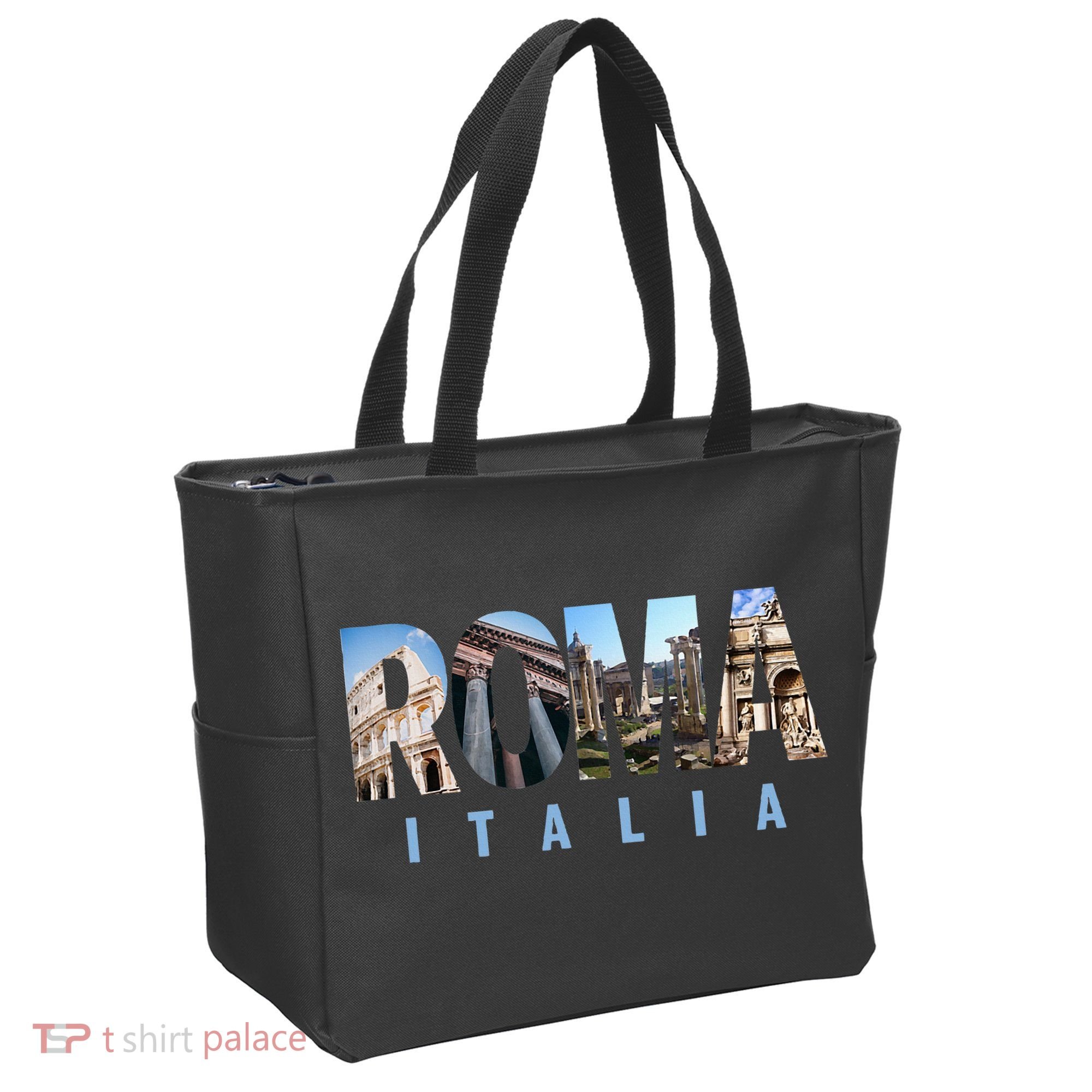 Rome Italy Landmarks Tote Bag