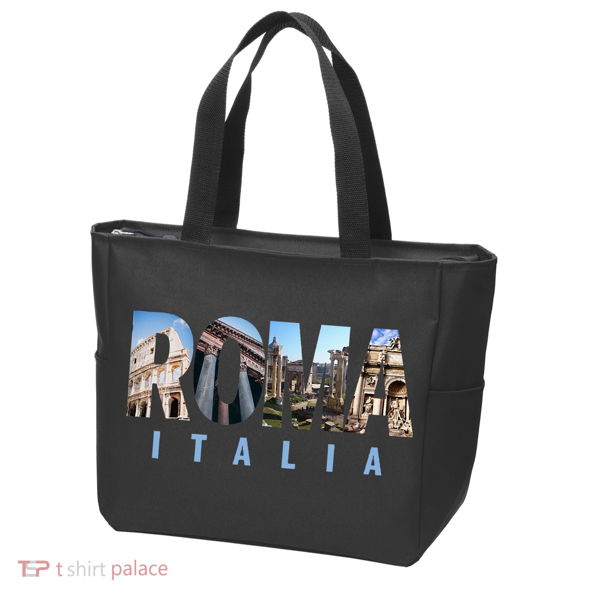 Rome Italy Landmarks Tote Bag