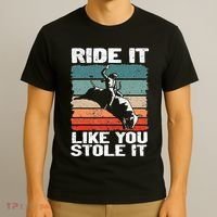 Ride It Like You Stole It Rodeo Bull Riding Cowboy T-Shirt thumb 3