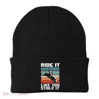 Ride It Like You Stole It Rodeo Bull Riding Cowboy Beanie thumb 0