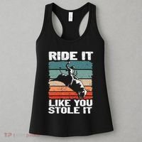 Ride It Like You Stole It Rodeo Bull Riding Cowboy Women's Tank Top thumb 3