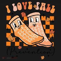 Retro I Love Fall Prevention Thanksgiving Nurse Ot Slp Pta Coaster thumb 2