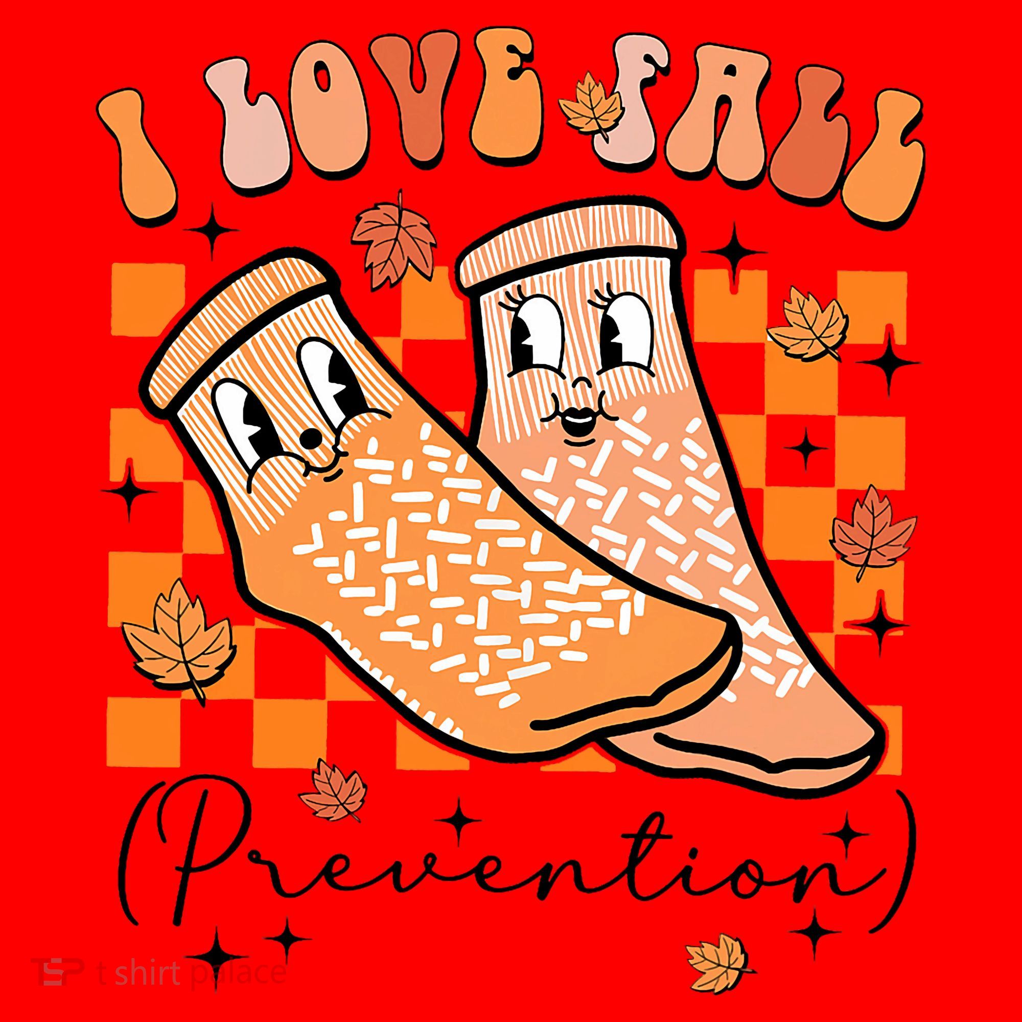 Retro I Love Fall Prevention Thanksgiving Nurse Ot Slp Pta Santa Hat