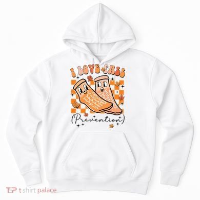 Retro I Love Fall Prevention Thanksgiving Nurse Ot Slp Pta Hoodie