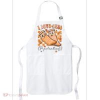 Retro I Love Fall Prevention Thanksgiving Nurse Ot Slp Pta Apron thumb 0