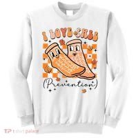 Retro I Love Fall Prevention Thanksgiving Nurse Ot Slp Pta Sweatshirt thumb 0