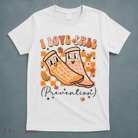 Retro I Love Fall Prevention Thanksgiving Nurse Ot Slp Pta T-Shirt thumb 5