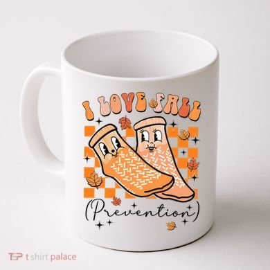 Retro I Love Fall Prevention Thanksgiving Nurse Ot Slp Pta Coffee Mug