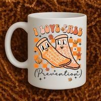 Retro I Love Fall Prevention Thanksgiving Nurse Ot Slp Pta Coffee Mug thumb 2