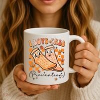 Retro I Love Fall Prevention Thanksgiving Nurse Ot Slp Pta Coffee Mug thumb 3