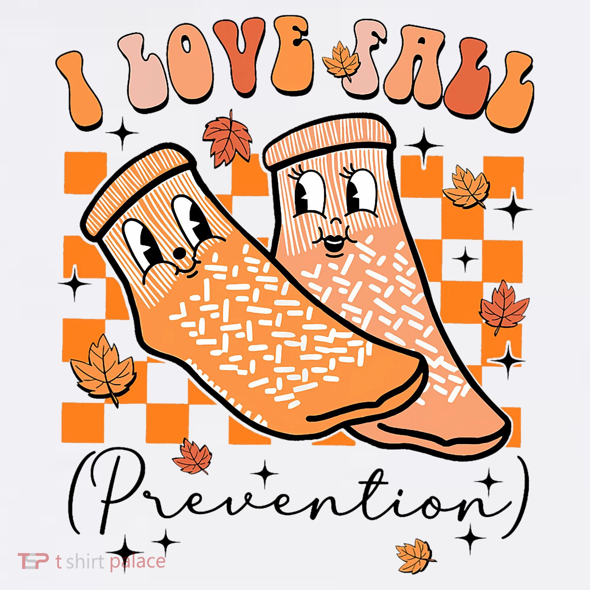 Retro I Love Fall Prevention Thanksgiving Nurse Ot Slp Pta Women's Hoodie