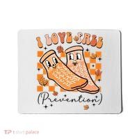 Retro I Love Fall Prevention Thanksgiving Nurse Ot Slp Pta Mousepad thumb 0