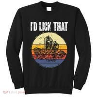 Rockhound ID Lick That Retro Geology Rock Collecting Sweatshirt thumb 0