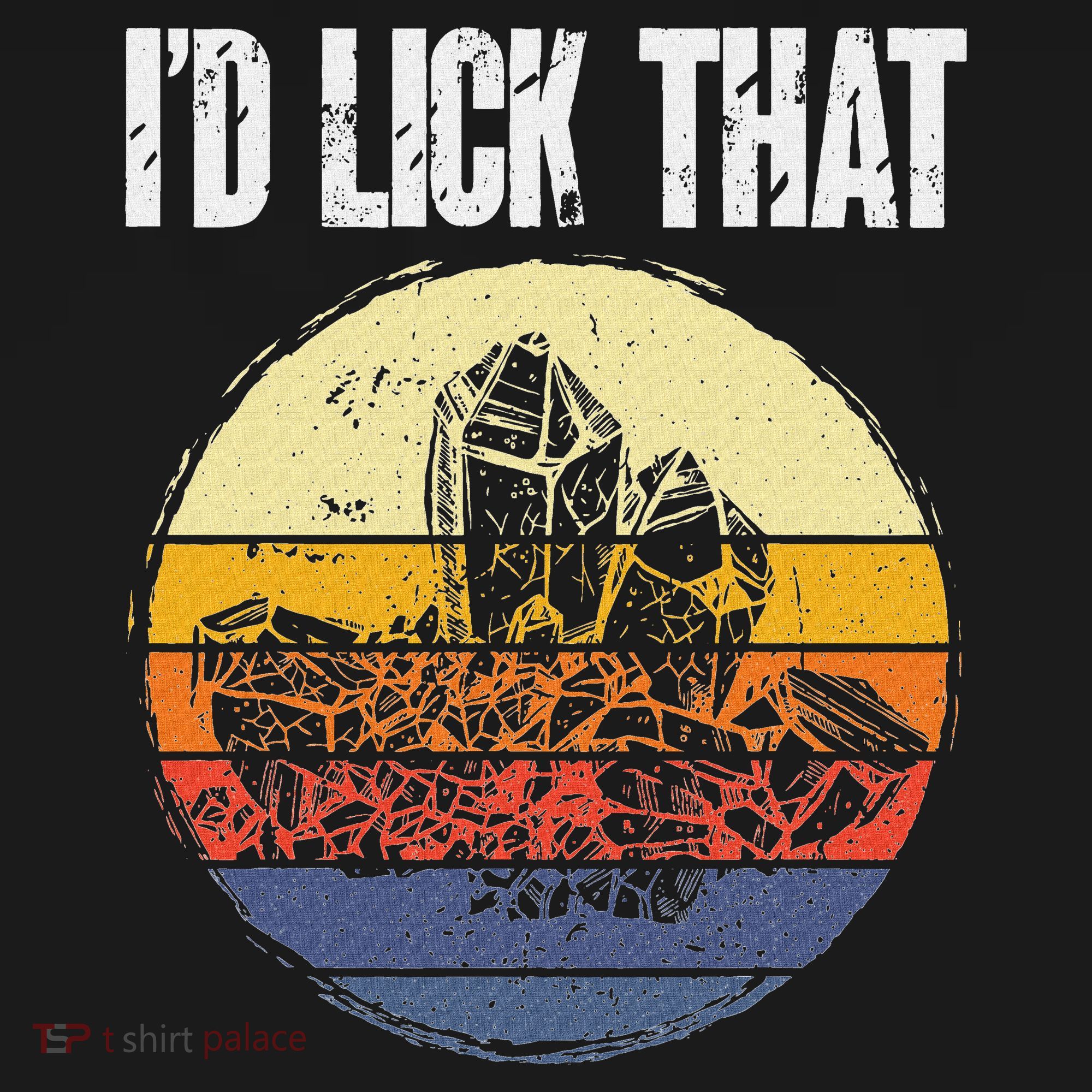 Rockhound ID Lick That Retro Geology Rock Collecting Women's Hoodie