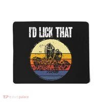Rockhound ID Lick That Retro Geology Rock Collecting Mousepad thumb 0