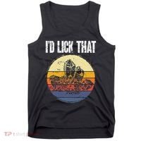 Rockhound ID Lick That Retro Geology Rock Collecting Tank Top thumb 0
