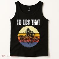 Rockhound ID Lick That Retro Geology Rock Collecting Tank Top thumb 2