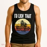 Rockhound ID Lick That Retro Geology Rock Collecting Tank Top thumb 3