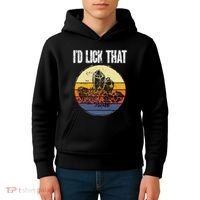 Rockhound ID Lick That Retro Geology Rock Collecting Kids Hoodie thumb 4